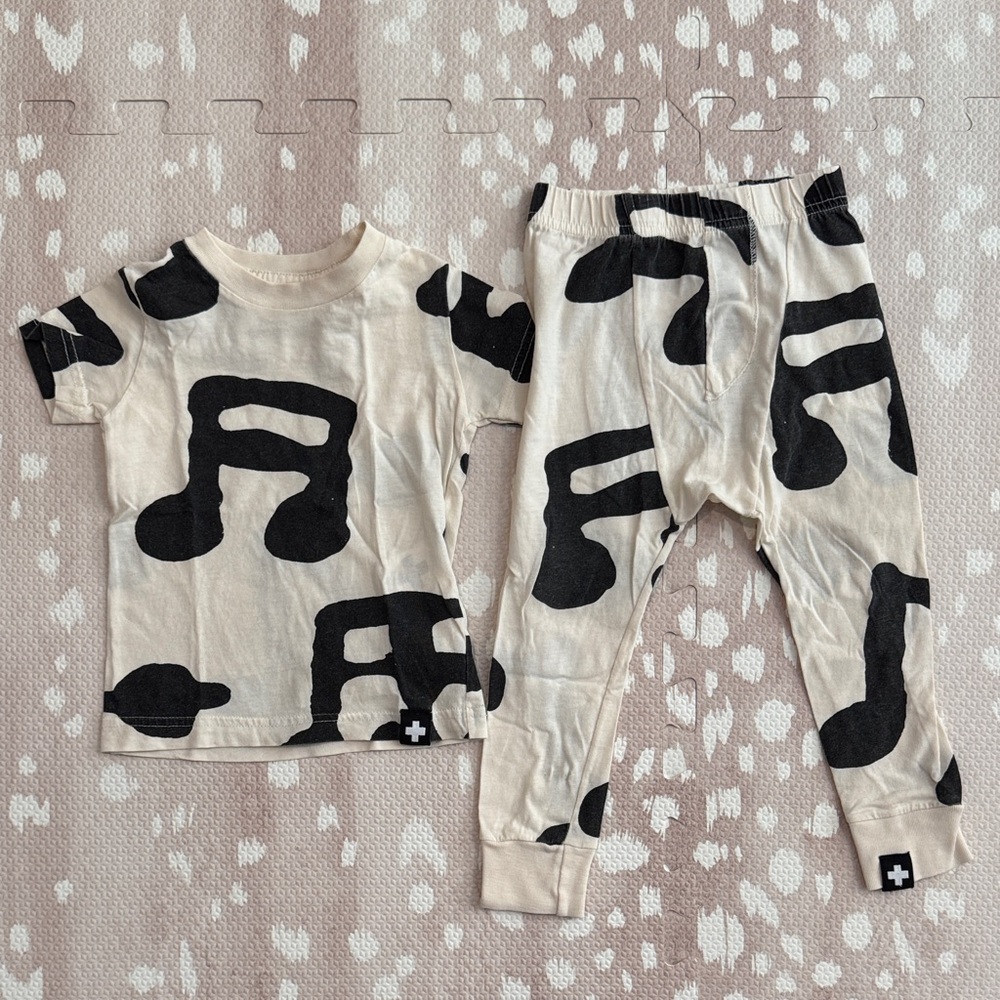 Nununu x Celine Dion Célinununu Set 12–18M Gender Neutral Tee & Pants